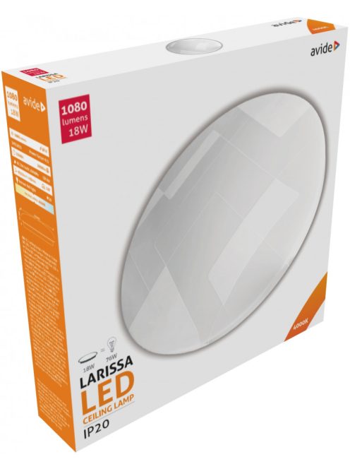 Avide LED Mennyezeti Lámpa Larissa 18W 330*100mm