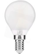  LED Filament izzó Mini Gömb 4W E14 - Napfény fehér