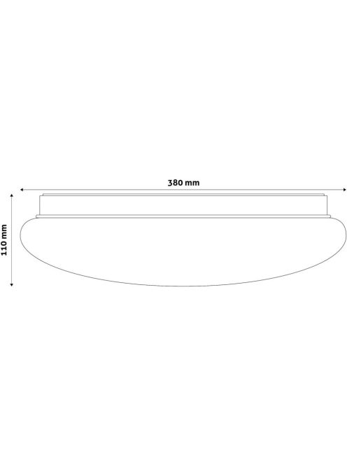 Avide LED Mennyezeti Lámpa 24W 380*110mm 4000K (1600 lumen)