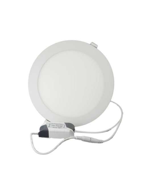 Mini LED panel - 18 Watt - Napfény fehér, kerek, süllyeszthető