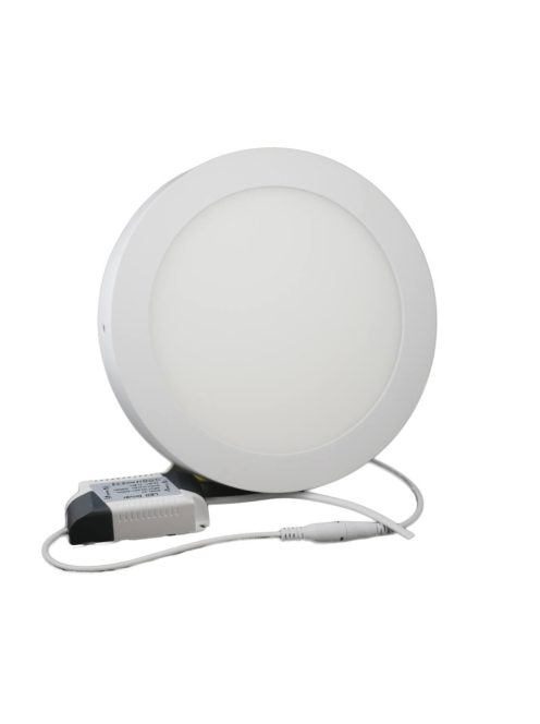 Mini LED panel - 18 Watt - Napfény fehér, kerek, falon kívüli