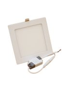Mini LED panel - 12 Watt - Napfény fehér, szögletes, süllyeszthető