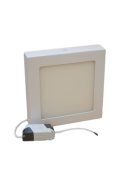 Mini LED panel - 12 Watt - Napfény fehér, szögletes, falon kívüli